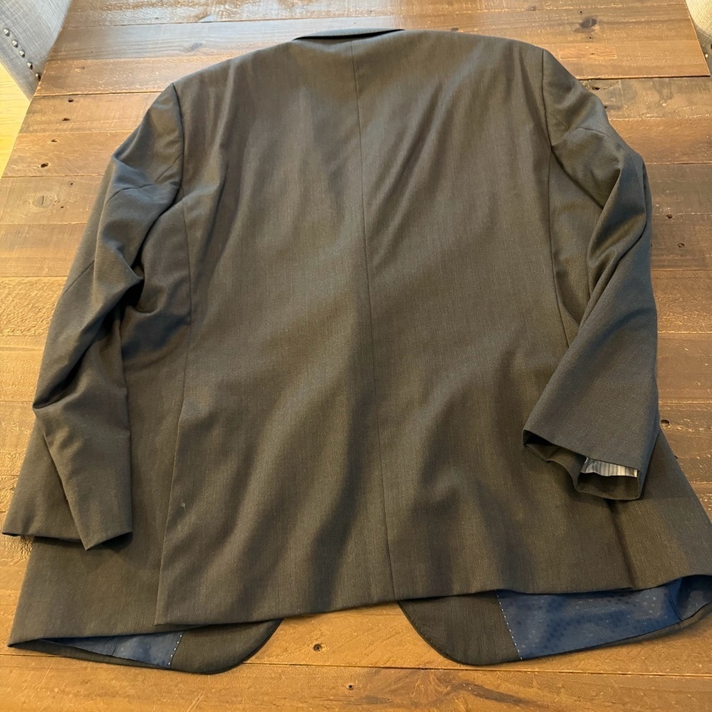 Jack Victor Classic Loro Piana Fabric Wool Charcoal Suit 48S, 40x29” FF pant - Picture 8 of 13